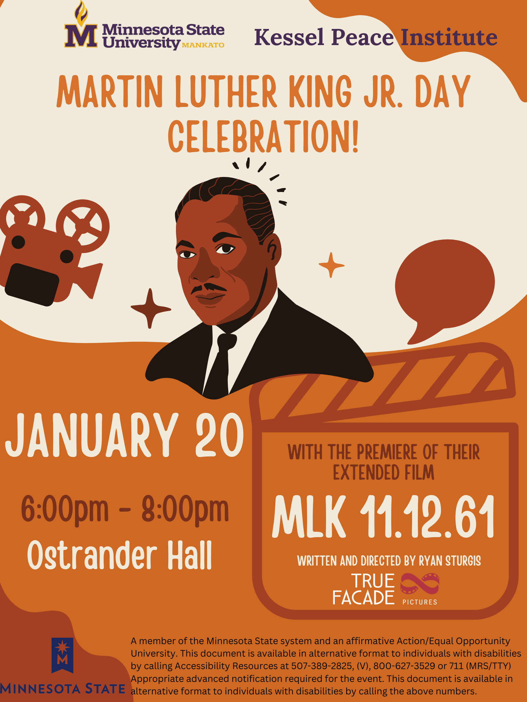 MLK Jr. Celebration poster