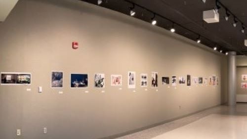 The CSU Gallery showcasing both undergraduate and graduate student art work in all mediums