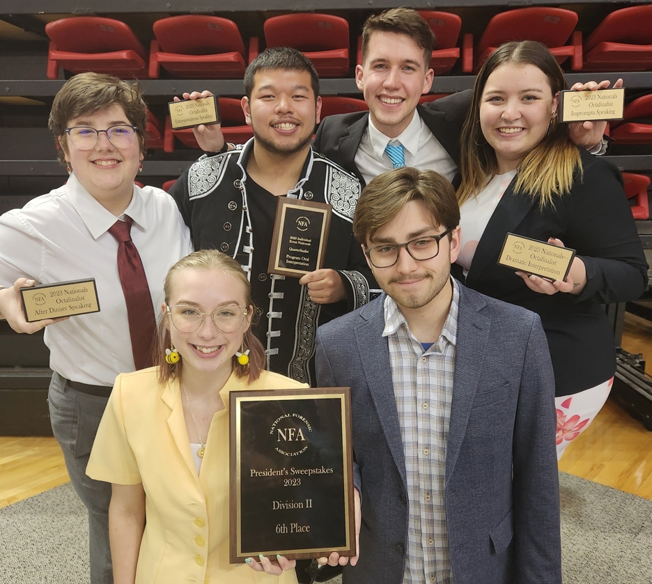 Maverick Speech and Debate Team Secured the 6th Position Nationwide in the Presidents II Division of NFA Tournament