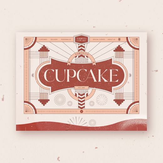 Toronto Cupcake Website Design
