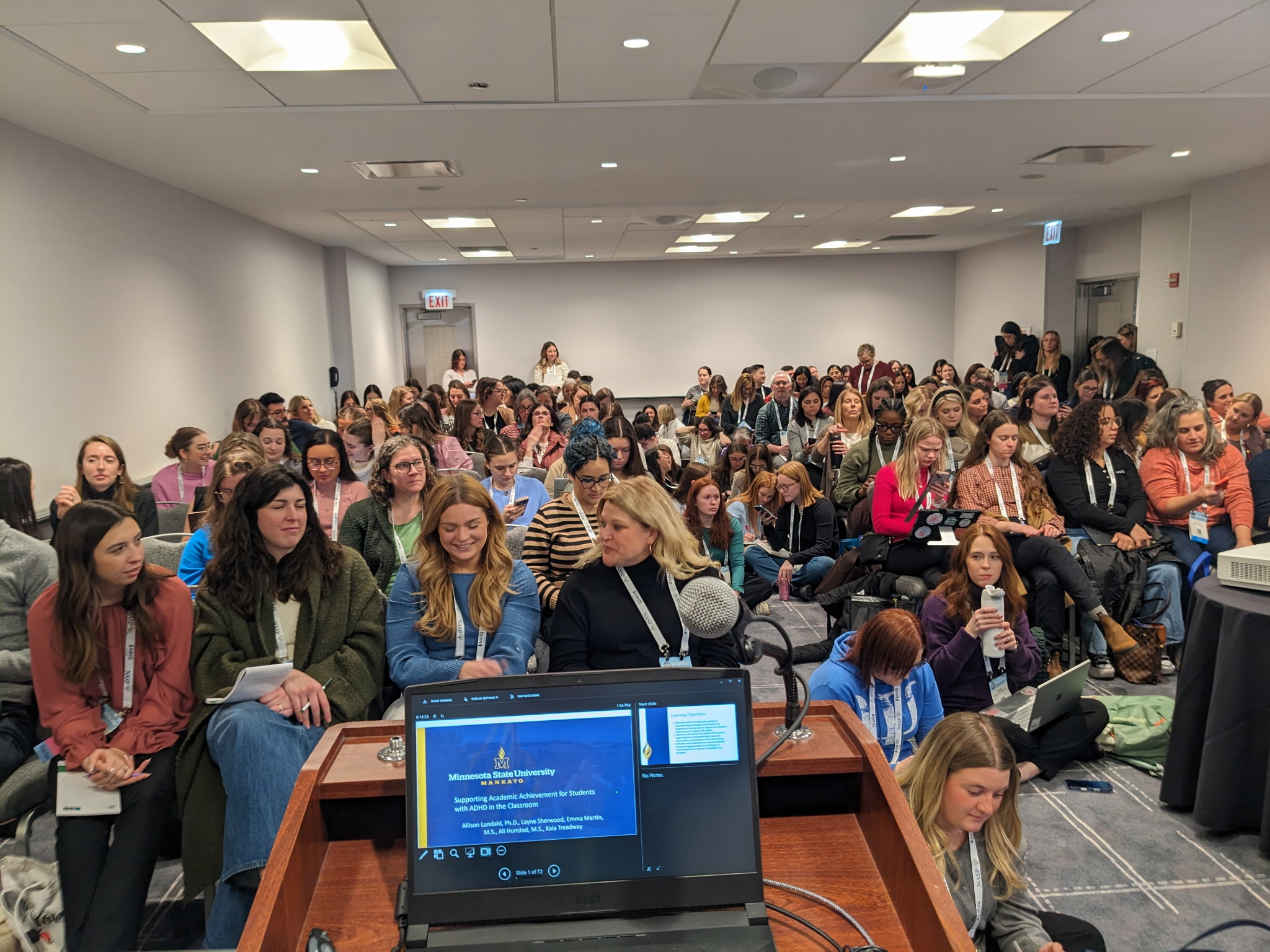 Picture of students attending NASP session