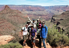 a group of people posing for a picture