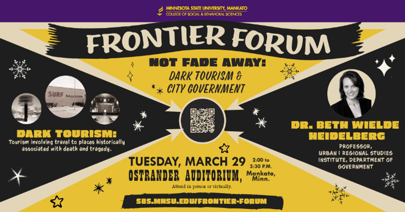Frontier Forum not fade away drk tourism & city government