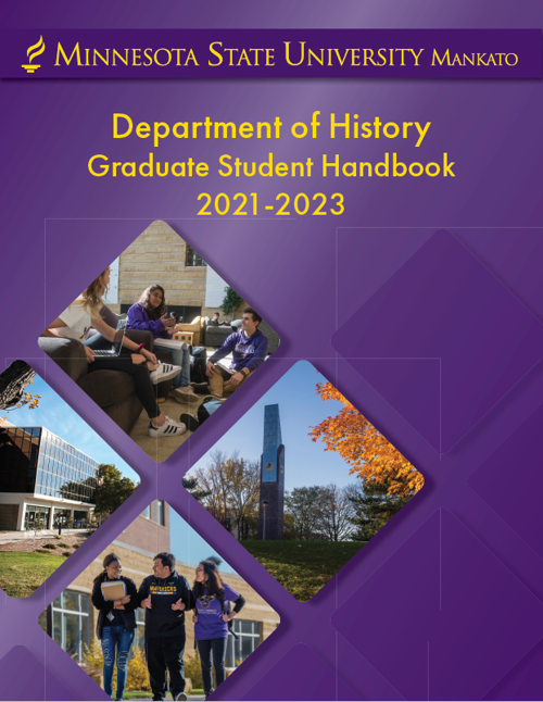 The Department of History Graduate Student Handbook 2021-2023 cover